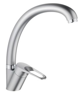 Смеситель для кухни Haiba HB4113-1 серый Смеситель для кухни Haiba HB4113-1 серый