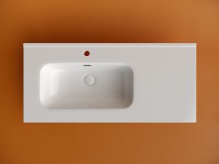 Раковина мебельная Ceramicanova Элемент (Element) CN7003L 101 см белый