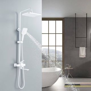 Душевая стойка Shevanik S6136C белый Душевая стойка Shevanik S6136C белый