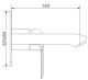 Встраиваемый смеситель для раковины Rose R2141F белый/хром