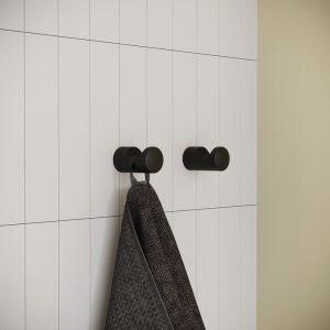 Крючок IDDIS Noa NOABL10i41 чёрный матовый