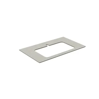 Столешница для полувстраиваемых раковин Kerama Marazzi Про Чементо KM6012G0501RP80Ir2 80 см серый светлый натуральный