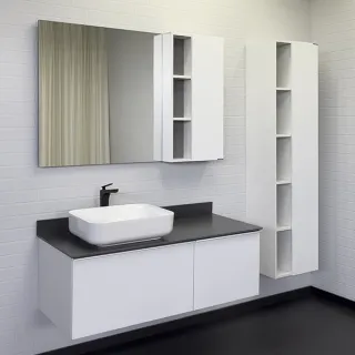 Тумба с раковиной Comforty Милан 00-00014006 120 см белый Тумба с раковиной Comforty Милан 00-00014006 120 см белый