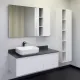 Тумба с раковиной Comforty Милан 00-00014006 120 см белый