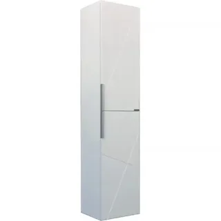 Шкаф-пенал Comforty Мерано-35 00-00008479 подвесной белый дуб дымчатый