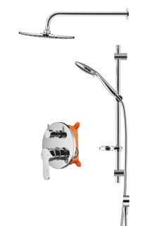 Душевой комплект Swedbe Platta 5536G1 хром/серый Душевой комплект Swedbe Platta 5536G1 хром/серый
