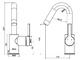 Смеситель для раковины Swedbe Diana 1012B чёрный