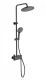 Душевая стойка Wonzon & Woghand Muse Corno WW-B3110-MB с термостатом чёрный матовый