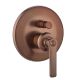 Встраиваемый смеситель Swedbe Terracotta Art 2517 с подключением на два выхода бронза