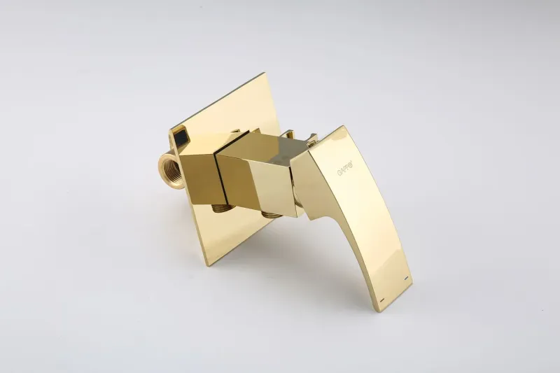 Гигиенический душ со смесителем Gappo G7207-3 золото