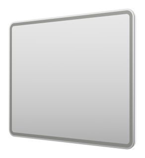Зеркало с подсветкой Misty 3 Неон 100см с сенсором на корпусе белый Зеркало с подсветкой Misty 3 Неон 100см с сенсором на корпусе белый