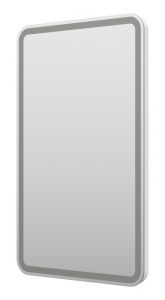 Зеркало с подсветкой Misty 3 Неон 50см с сенсором на корпусе белый