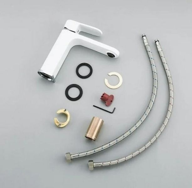 Смеситель для раковины Gappo G1083-8 белый/хром