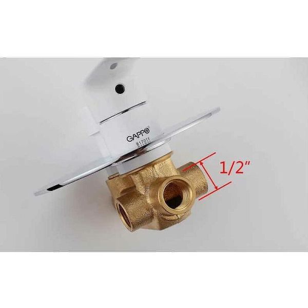 Душевой комплект Gappo G7148-8 белый/хром