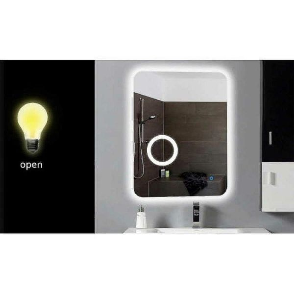 Зеркало с подсветкой Gappo G602 60 см сенсорный выключатель