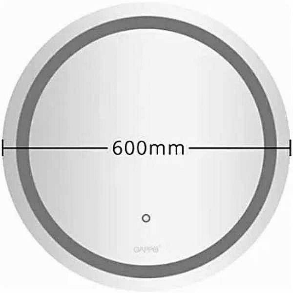 Зеркало с подсветкой Gappo G603 60 см сенсорный выключатель