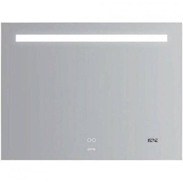 Зеркало с подсветкой Gappo G604-9 90 см с часами и подогревом