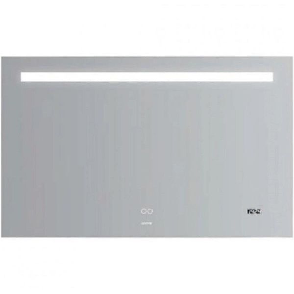 Зеркало с подсветкой Gappo G604-11 110 см с часами и подогревом