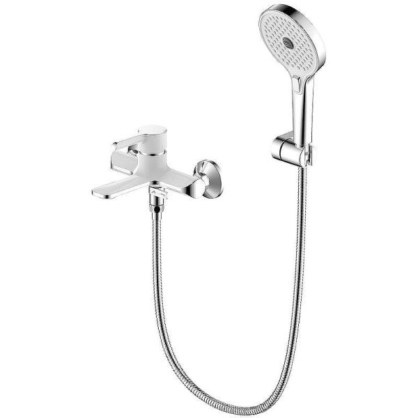 Смеситель для ванны Gappo G3203-8 белый/хром