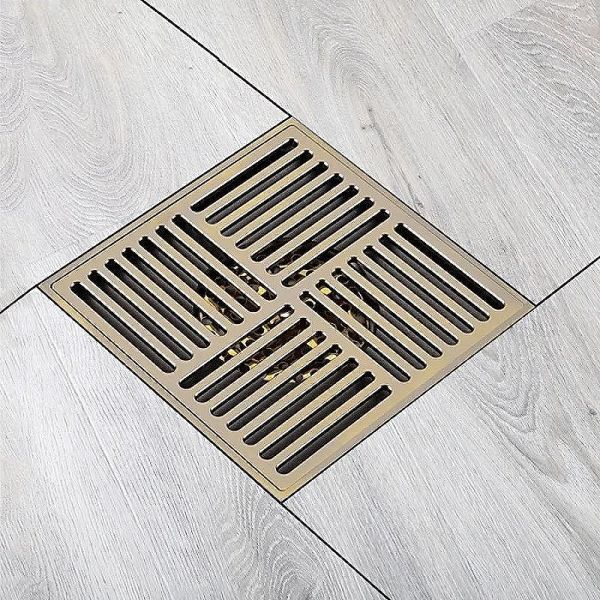 Душевой трап Gappo G81501-4 бронза