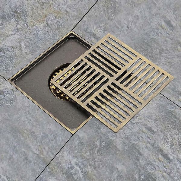 Душевой трап Gappo G81501-4 бронза