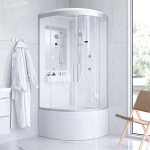 Душевая кабина Am.Pm Like Deep с паром W80C-020A-090MTA 90x90