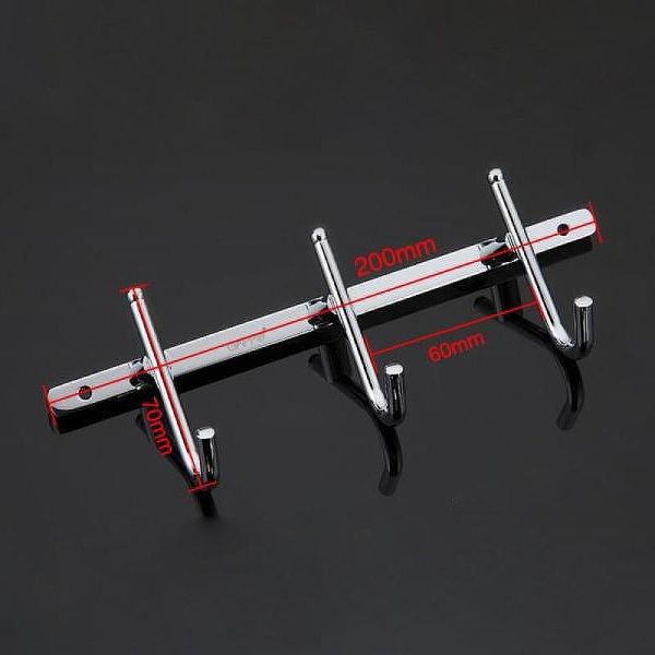 Вешалка три крючка Gappo G201-3 хром