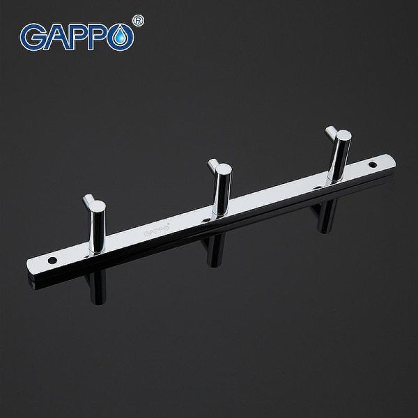 Вешалка три крючка Gappo G202-3 хром