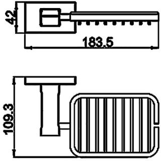 Мыльница Gappo G0702-10 хром