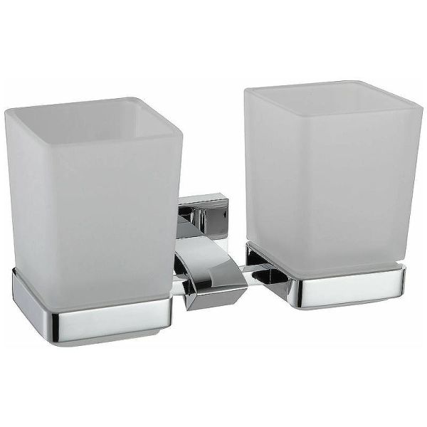 Стакан двойной Gappo G0708 хром