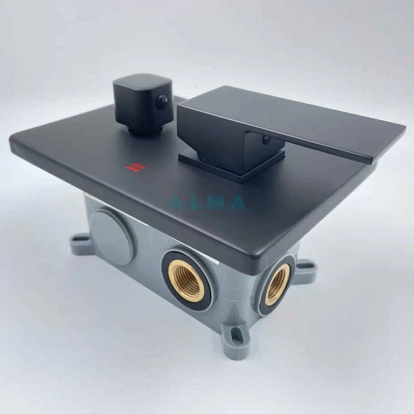 Душевой комплект ALMAes Leine TVZ-0810 чёрный