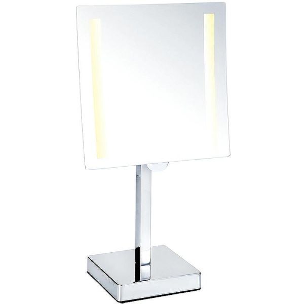 Косметическое зеркало с подсветкой Gappo G6205 хром