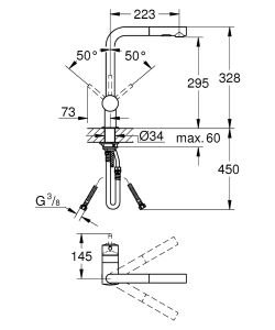 Смеситель для кухни Grohe Minta 30274000 хром