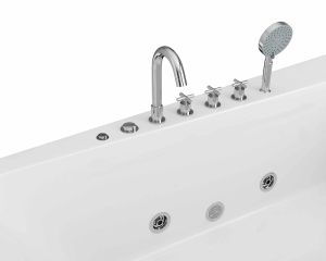 Акриловая ванна Grossman GR-17095-1R 170x95см с гидромассажем правосторонняя