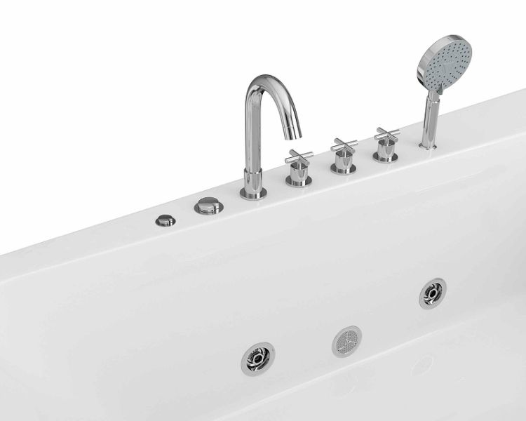 Акриловая ванна Grossman GR-17095-1R 170x95см с гидромассажем правосторонняя