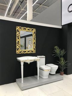 Крышка-сиденье Creavit Antik KC0303.01.03.00E белый/золото