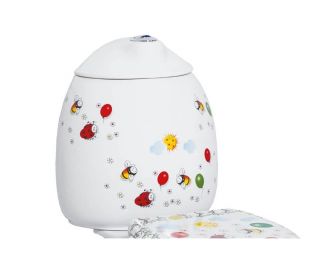 Бачок для детского унитаза Creavit Cocuk CK400-00CB00E-FF00 белый с декором