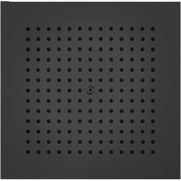 Верхний душ Bossini Dream Cube Flat H38459.073 47 см чёрный матовый