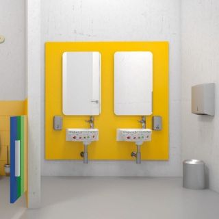 Детская раковина Creavit Cocuk CK035-00CB00E-FF00 38 см белый с декором