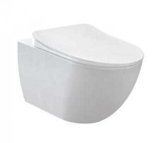 Подвесной унитаз Creavit Free FE322-11CB00E-0000 безободковый белый