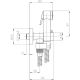Гигиенический душ Bossini Paloma Stop Valve E57006B.030 хром