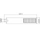 Душевая лейка Bossini Flat One B00270.073 чёрный матовый