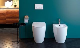 Приставной унитаз Creavit Free FE350-11CB00E-0000 белый