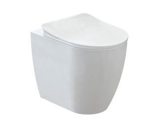 Приставной унитаз Creavit Free FE350-11CB00E-0000 белый