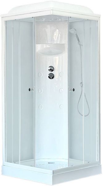Душевая кабина Royal Bath HP стекло матовое/прозрачное 80x80см RB80HP4-MT