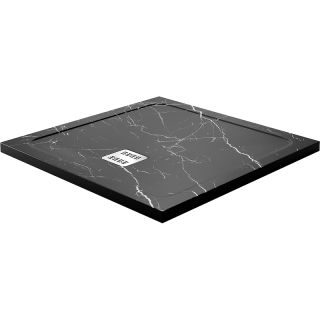 Душевой поддон из искусственного камня WasserKRAFT Neime 90х90 19T03 Черный матовый Душевой поддон из искусственного камня WasserKRAFT Neime 90х90 19T03 Черный матовый