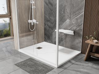 Душевой поддон из искусственного камня WasserKRAFT Rhin 120x100 44T10 Белый матовый Душевой поддон из искусственного камня WasserKRAFT Rhin 120x100 44T10 Белый матовый