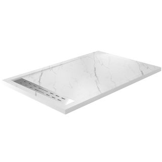 Душевой поддон из искусственного камня WasserKRAFT Rhin 140x90 44T36 Белый матовый Душевой поддон из искусственного камня WasserKRAFT Rhin 140x90 44T36 Белый матовый