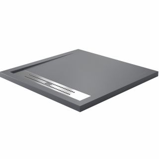 Душевой поддон из искусственного камня WasserKRAFT Wiese 90x90 84T03 Серый матовый Душевой поддон из искусственного камня WasserKRAFT Wiese 90x90 84T03 Серый матовый