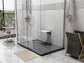 Душевой поддон из искусственного камня WasserKRAFT Wiese 140x90 84T36 Серый матовый Душевой поддон из искусственного камня WasserKRAFT Wiese 140x90 84T36 Серый матовый